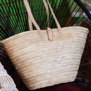 Market basket,Moroccan bag, moroccan straw bag, moroccan basket.